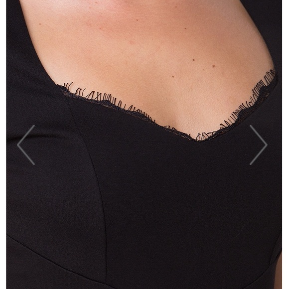 Bebe Lucille lace trim pointe dress - Picture 4 of 7